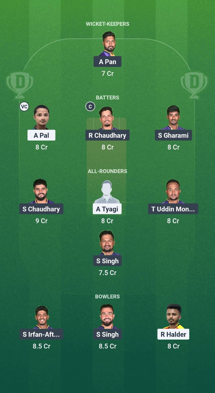 SSS vs MK Dream11 Prediction Fantasy Cricket Tips Dream11 Team Bengal Pro T20 League 2025 
