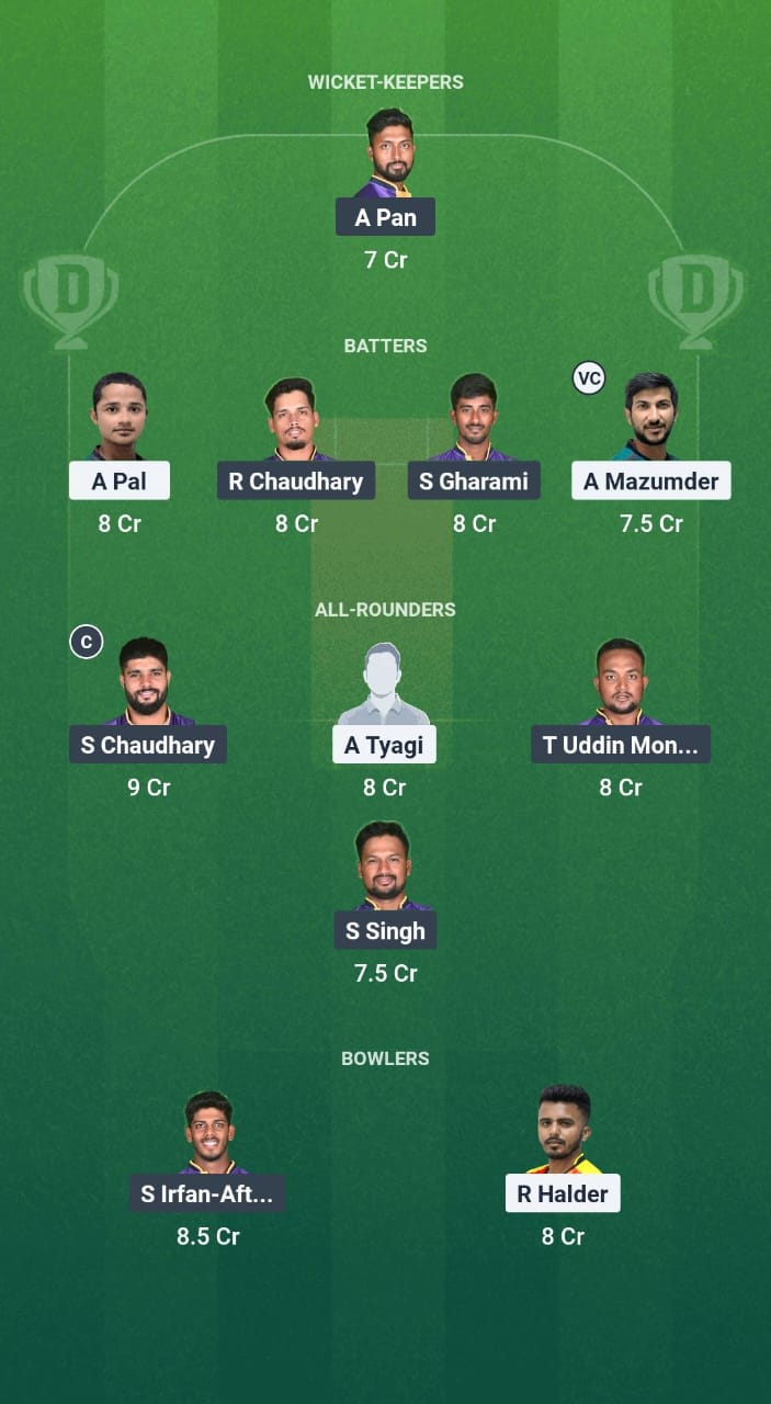 SSS vs MK Dream11 Prediction Fantasy Cricket Tips Dream11 Team Bengal Pro T20 League 2025 