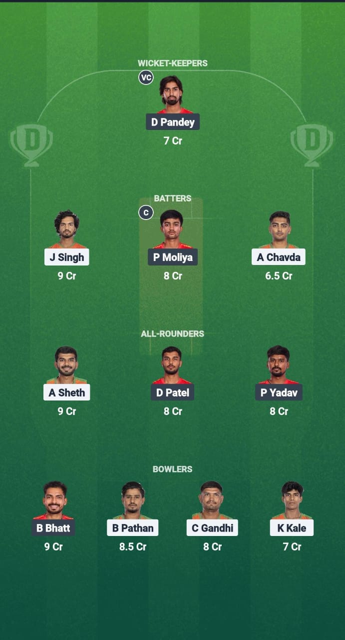 1000705838 ASV vs PTP Dream11 Prediction Fantasy Cricket Tips Dream11 Team Baroda T20 Premier League 2025