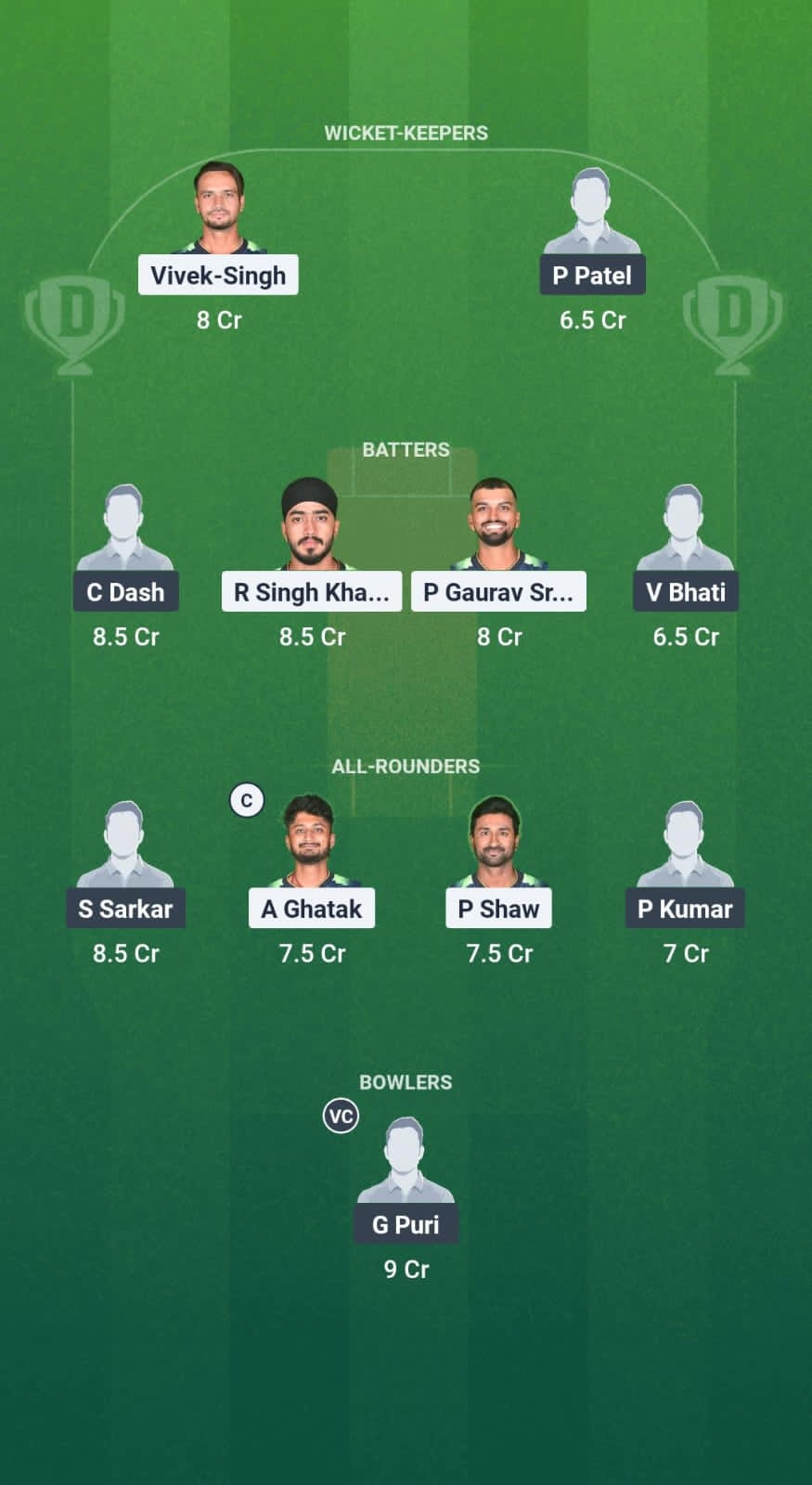 1000705871 RMW vs HD Dream11 Prediction Fantasy Cricket Tips Dream11 Team Bengal Pro T20 League 2025