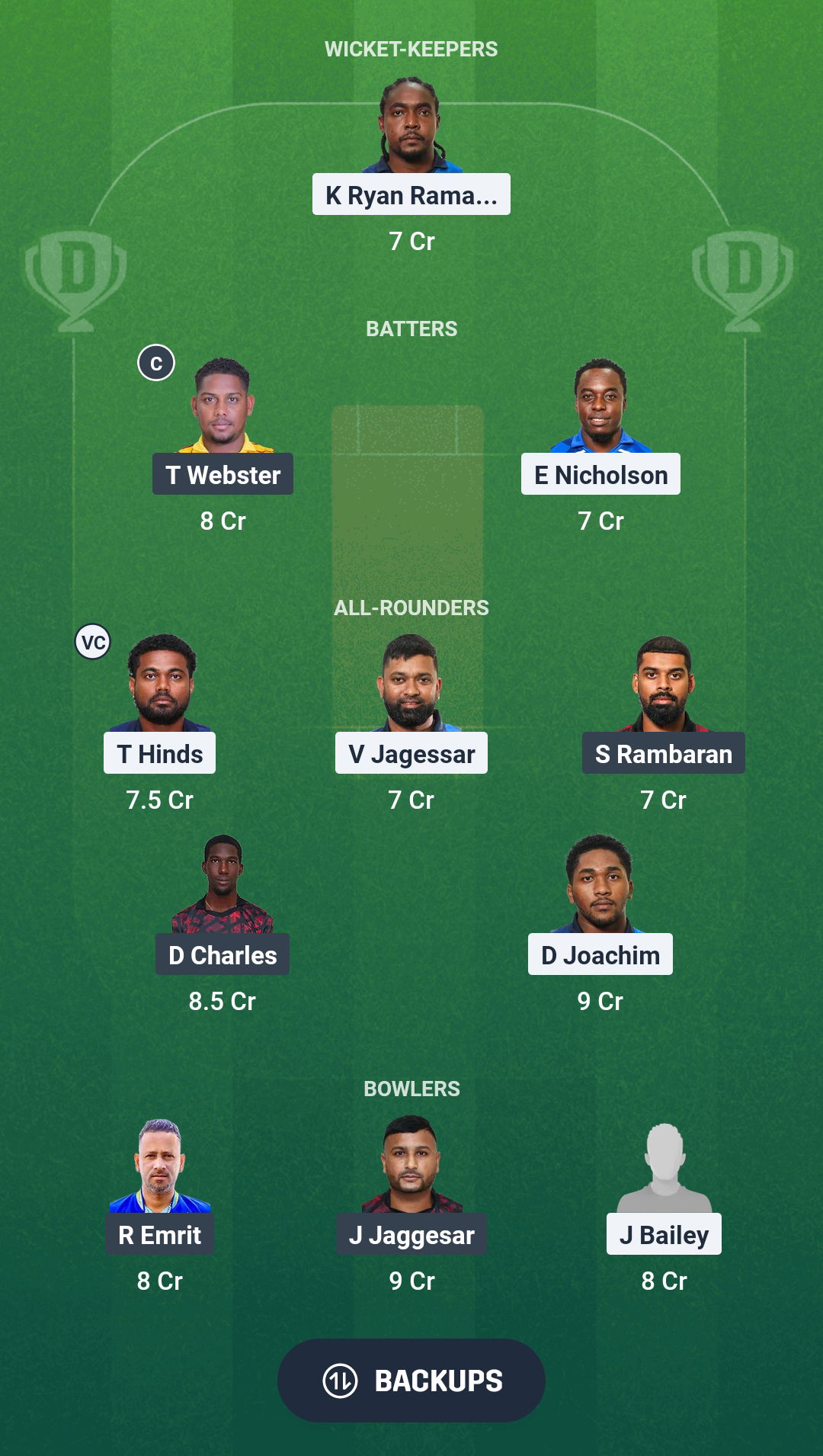 1000705977 TLS vs SCK Dream11 Prediction Fantasy Cricket Tips Dream11 Team West Indies T10 Trinidad Blast 2025