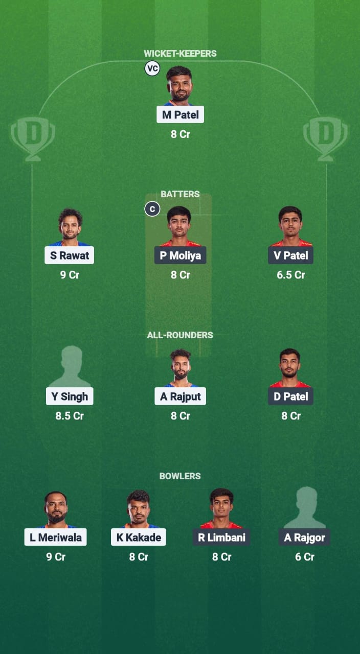 1000708057 DDZ vs PTP Dream11 Prediction Fantasy Cricket Tips Dream11 Team Baroda T20 Premier League 2025