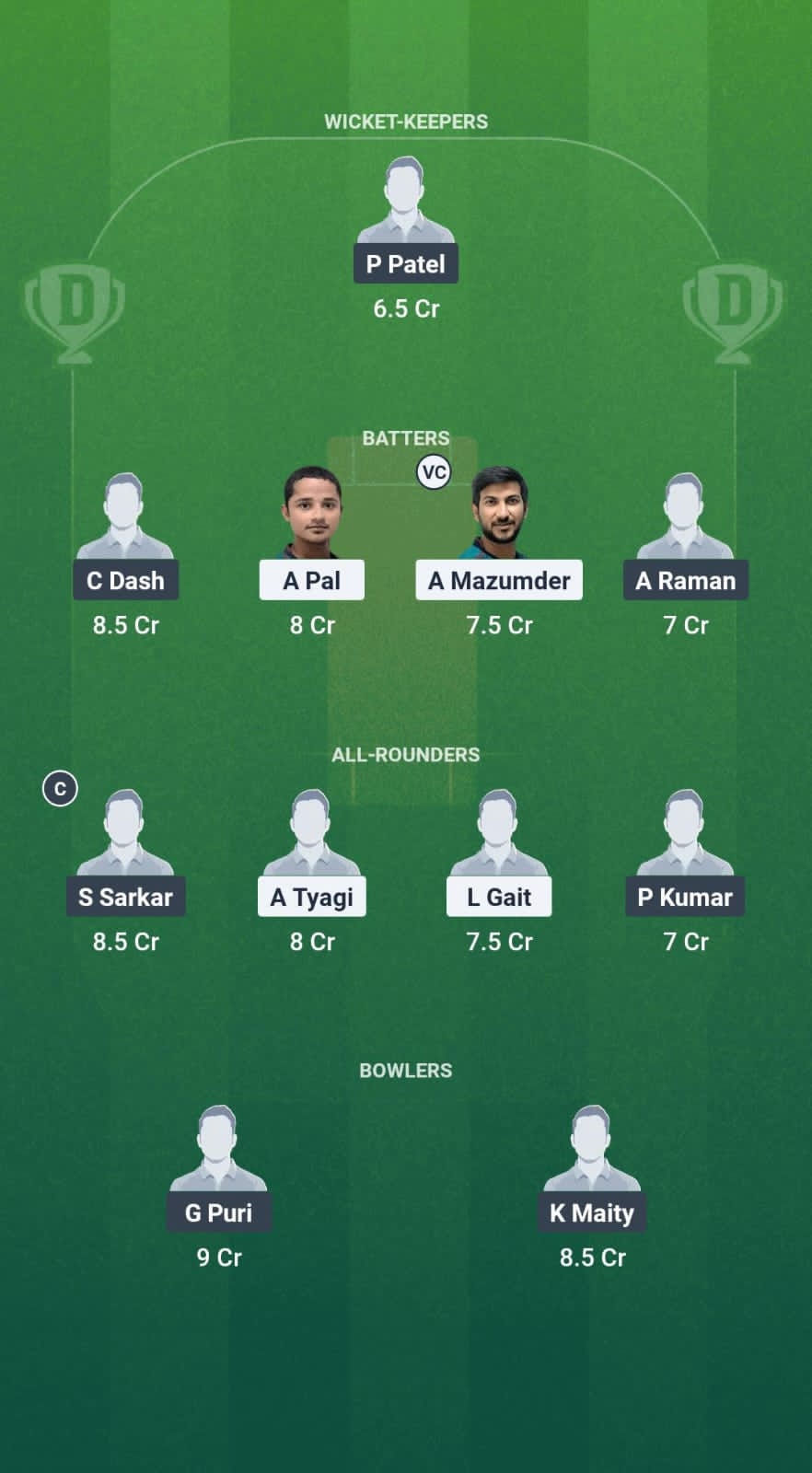 SSS vs HD Dream11 Forecast Fantasy Cricket Tips Dream11 Team Bengal Pro T20 League 2025 