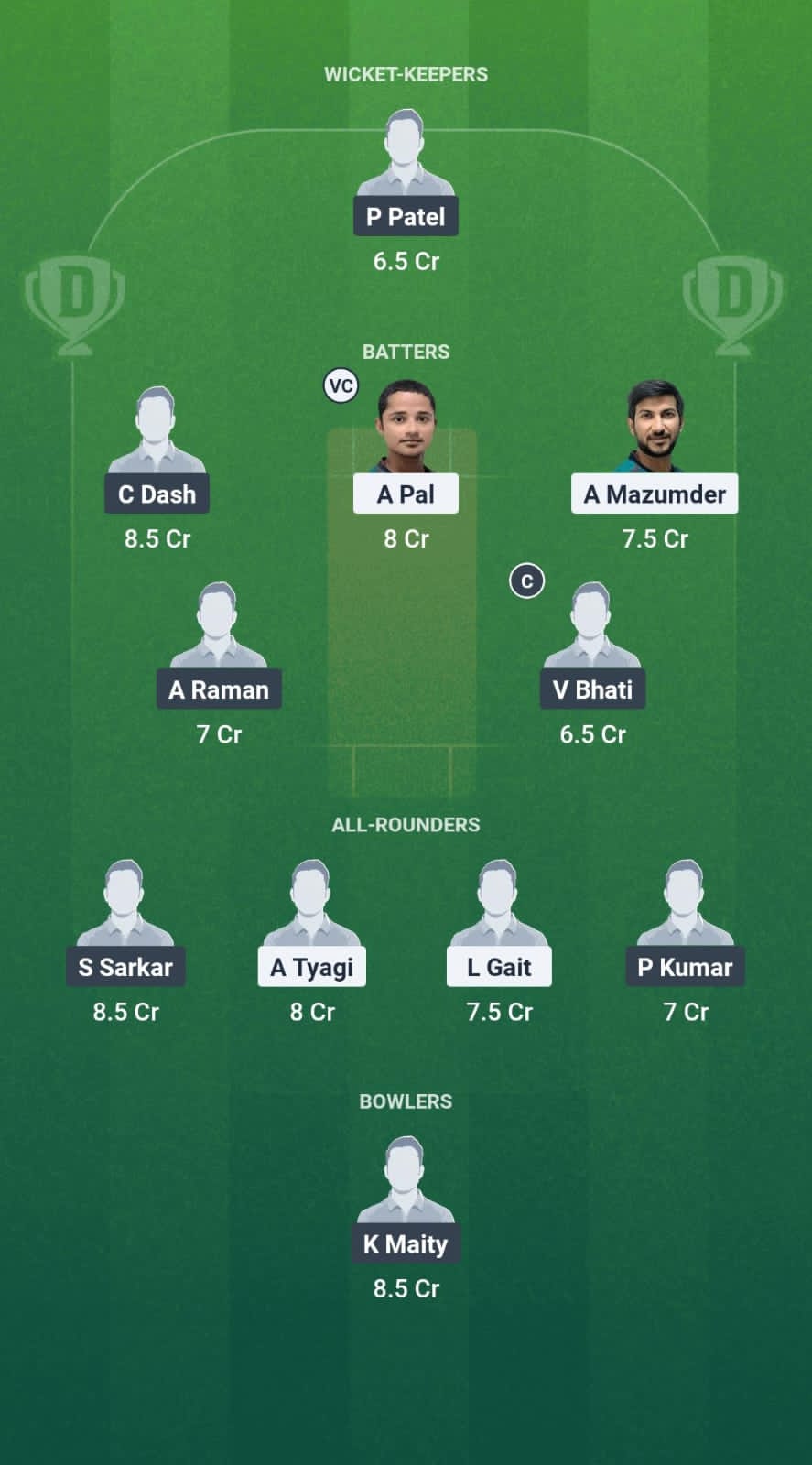 SSS vs HD Dream11 Forecast Fantasy Cricket Tips Dream11 Team Bengal Pro T20 League 2025 