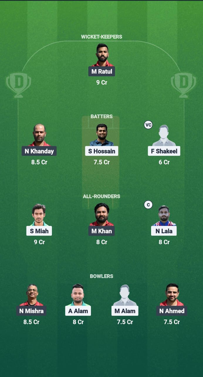 PRT vs BRN Dream11 Prediction Fantasy Cricket Tips Dream11 Team ECS T10 Czechia Premier 2025 