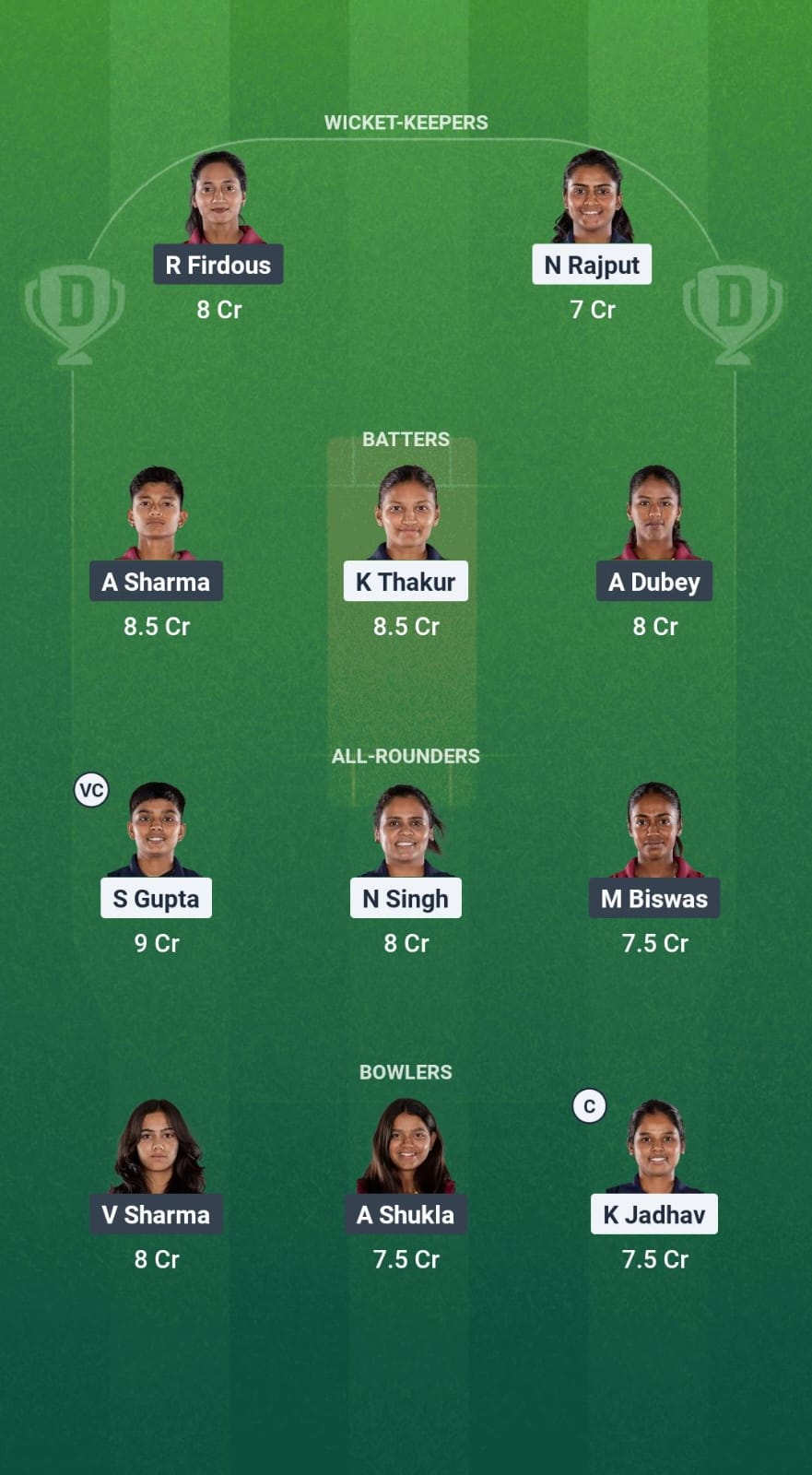 1000709499 BWW vs BBW Dream11 Prediction Fantasy Cricket Tips Dream11 Team Madhya Pradesh Women's T20 League 2025