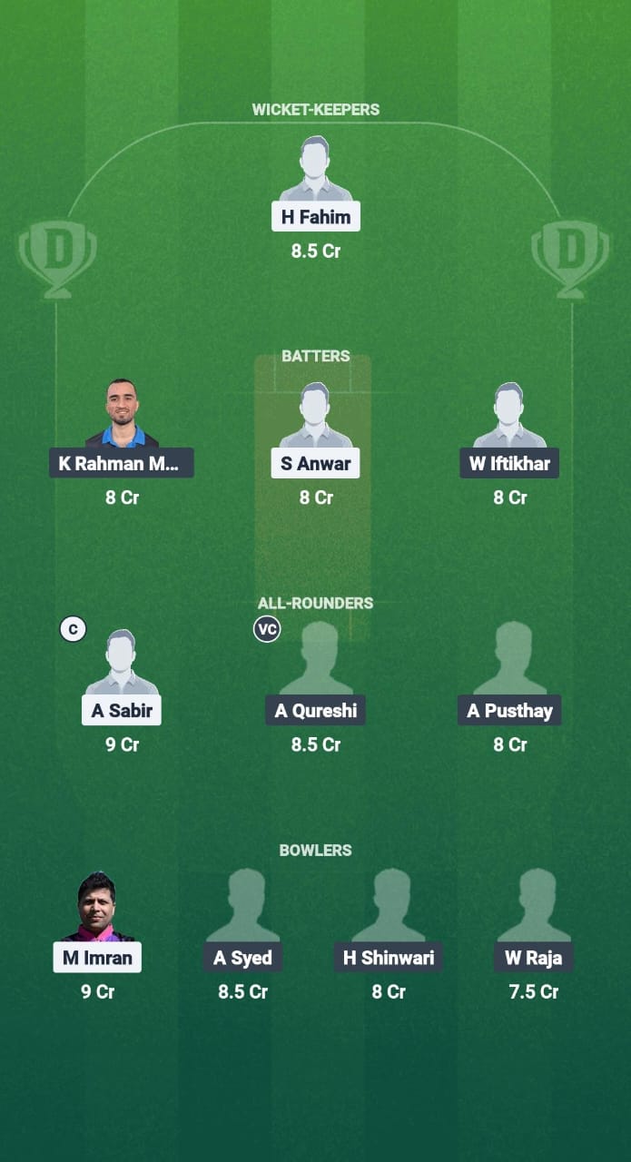 GGL vs HT Dream11 Prediction Fantasy Cricket Tips Dream11 Team ECS T10 Finland 2025 
