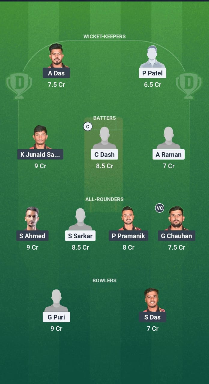 1000712039 HD vs SRT Dream11 Prediction Fantasy Cricket Tips Dream11 Team benagal Pro T20 League 2025