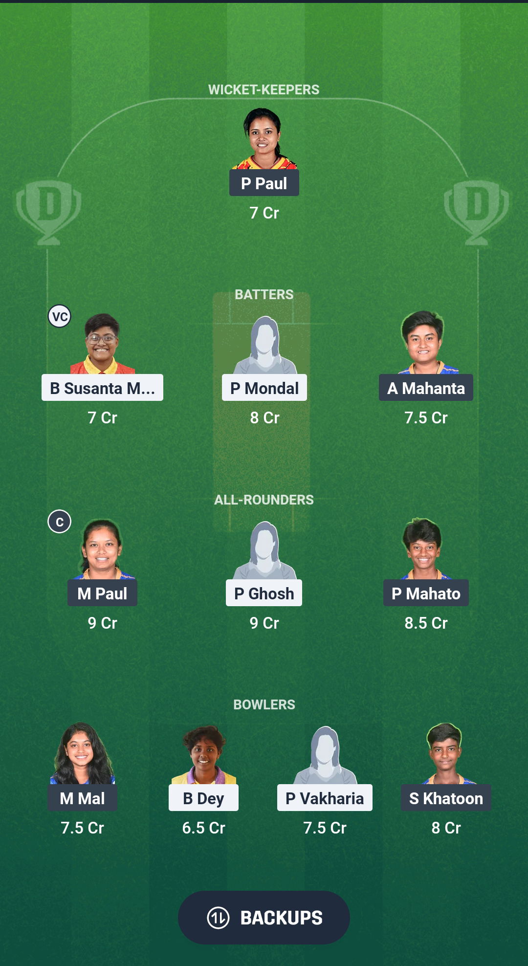 1000713776 SRT-W vs LSKT-W Dream11 Prediction Fantasy Cricket Tips Dream11 Team Bengal Women’s Pro T20 League 2025