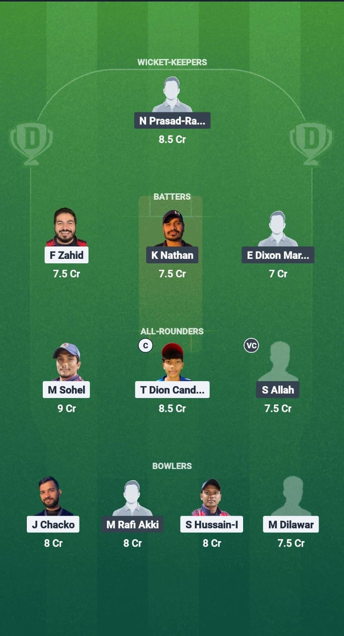 1000713945 TGS vs THU-B Dream11 Prediction Fantasy Cricket Tips Dream11 Team Kuwait T20 Challengers League B 2025