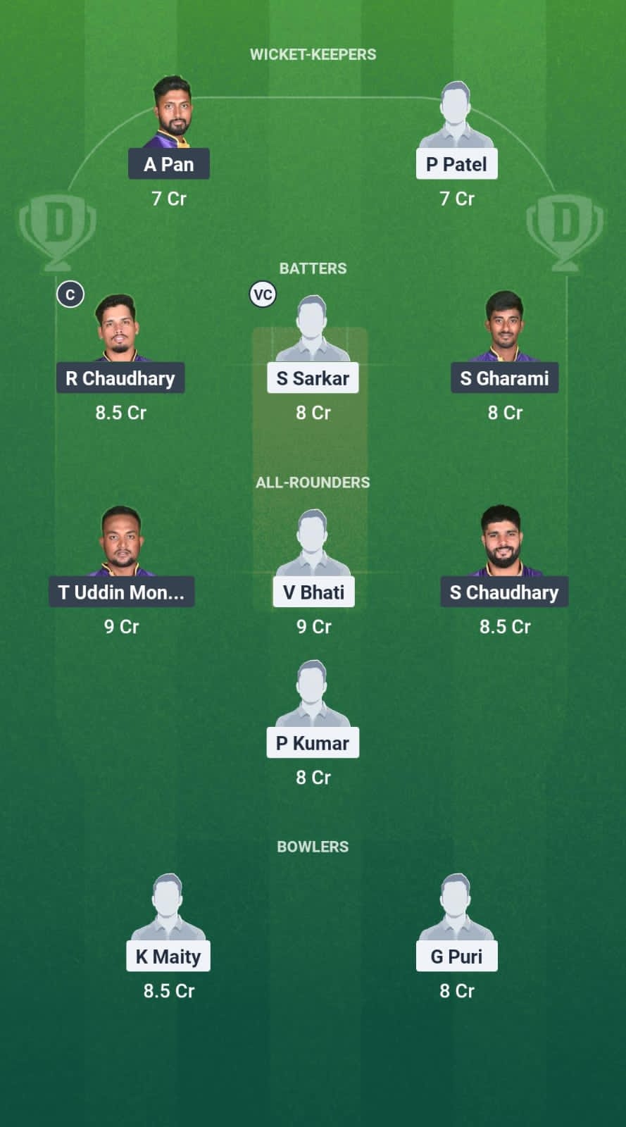 1000715124 HD vs MK Dream11 Prediction Fantasy Cricket Tips Dream11 Team Bengal Pro T20 League 2025