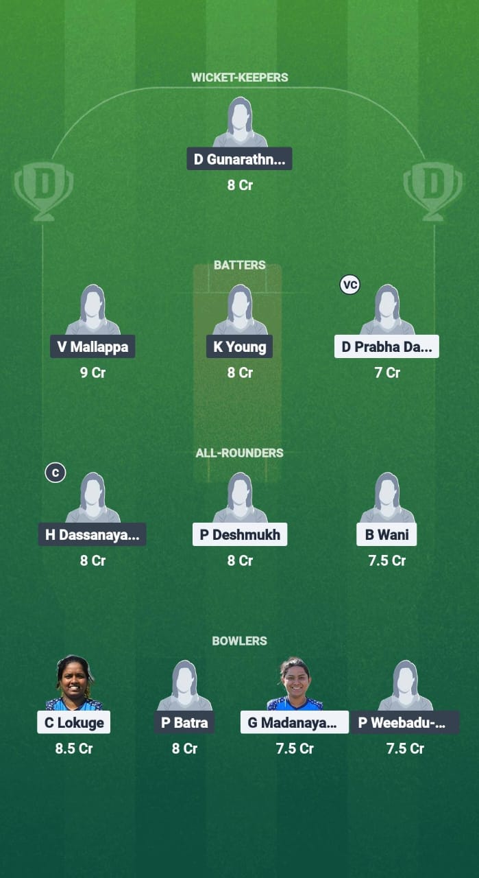 1000715381 PCS-W vs OCC-WR Dream11 Fate