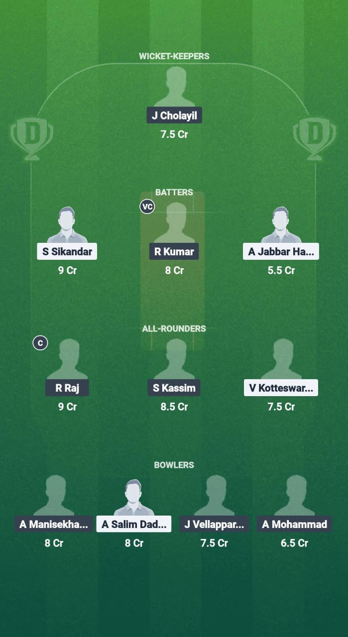 GUC VS PC Dream11 Forecast Fantasy Cricket Tips Dream11 Team Kuwait T20 Drawing League B 2025 