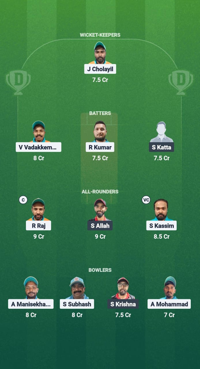 PC vs THU-B Dream11 Prediction Fantasy Cricket Tips Dream11 Team Kuwait T20 Challengers League B 2025 