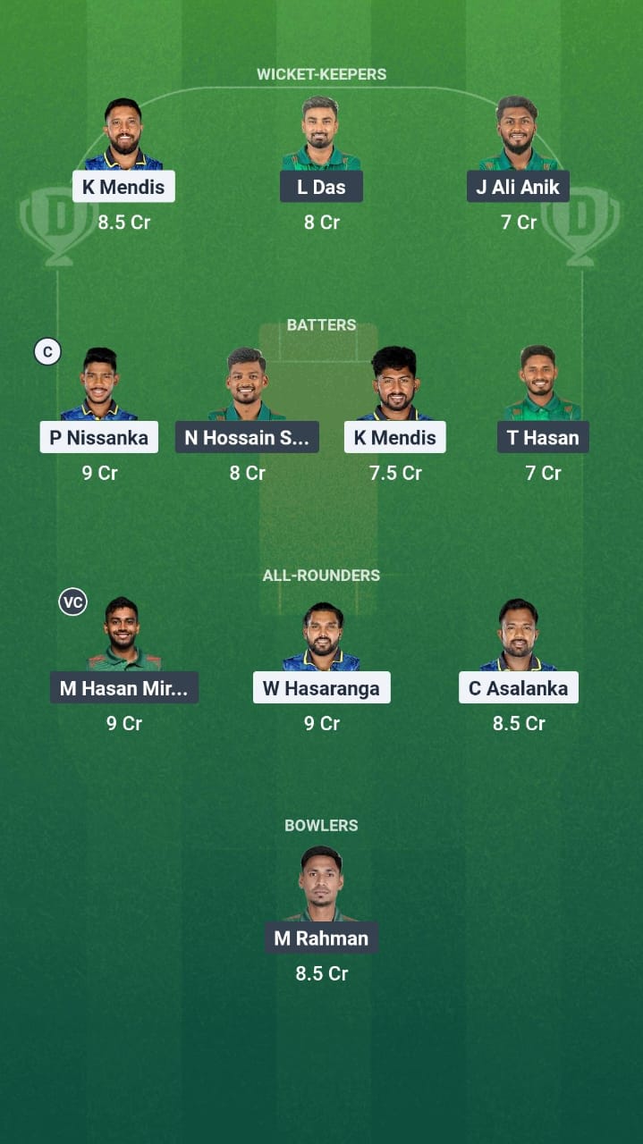 1000720367 SL vs BAN Dream11 Prediction Fantasy Cricket Tips Dream11 Team Bangladesh Tour of Sri Lanka 2025