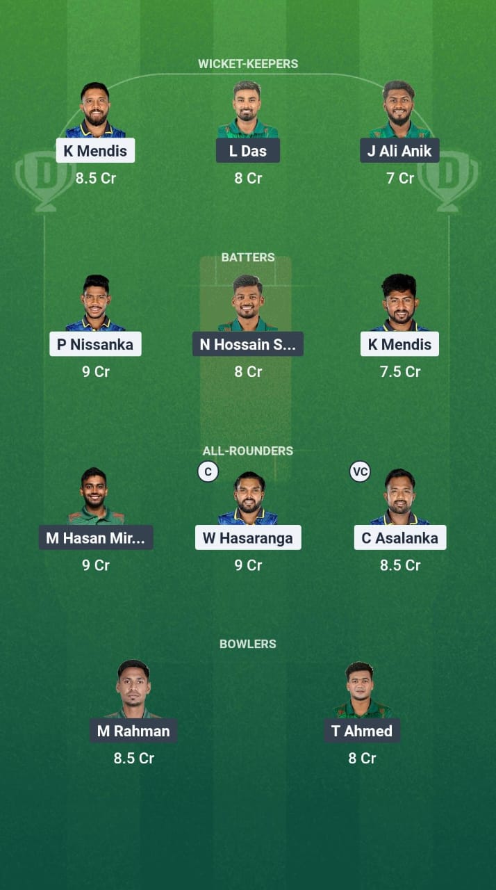 1000720370 SL vs BAN Dream11 Prediction Fantasy Cricket Tips Dream11 Team Bangladesh Tour of Sri Lanka 2025
