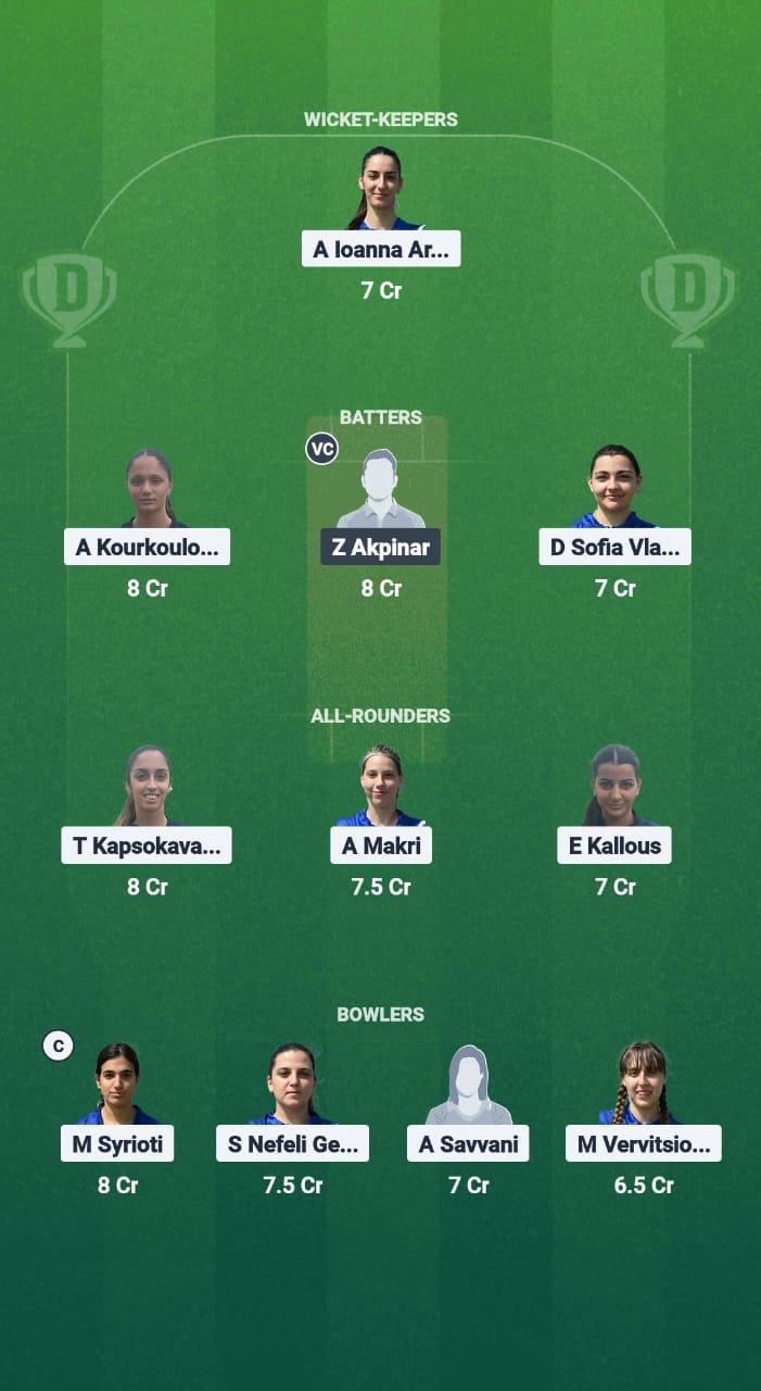 1000722355 GRE-W vs TUR-W Dream11 Prediction Fantasy Cricket Tips Dream11 Team ECN T20IW Bulgaria 2025