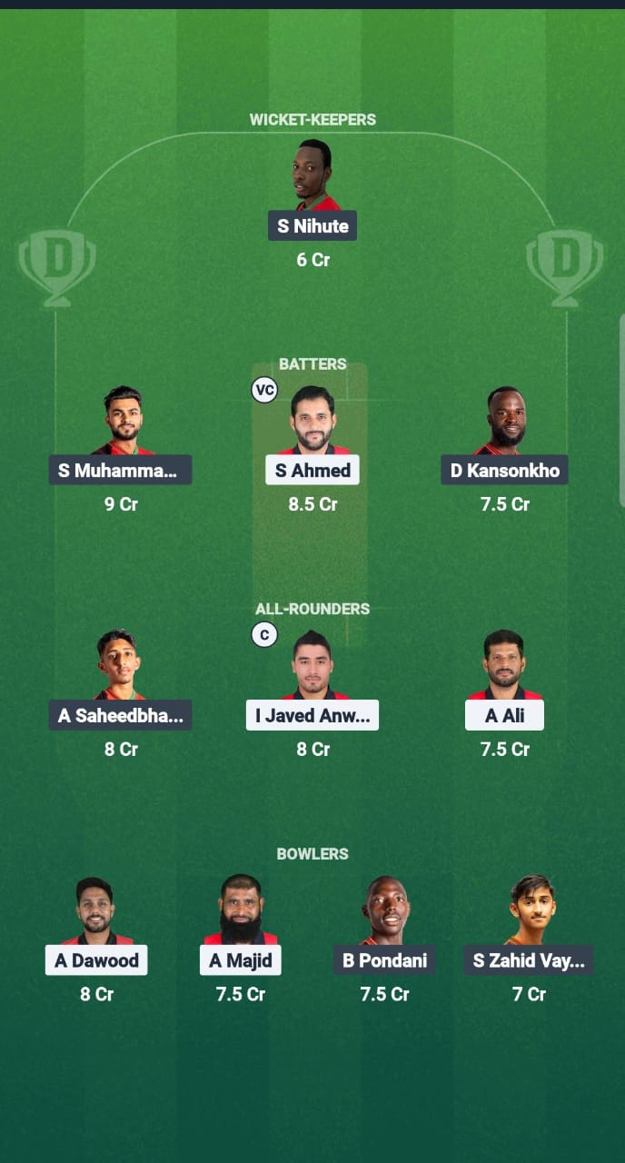 1000722433 BAH vs MAW Dream11 Prediction Fantasy Cricket Tips Dream11 Team Quadrangular T20 Series in Malawi 2025
