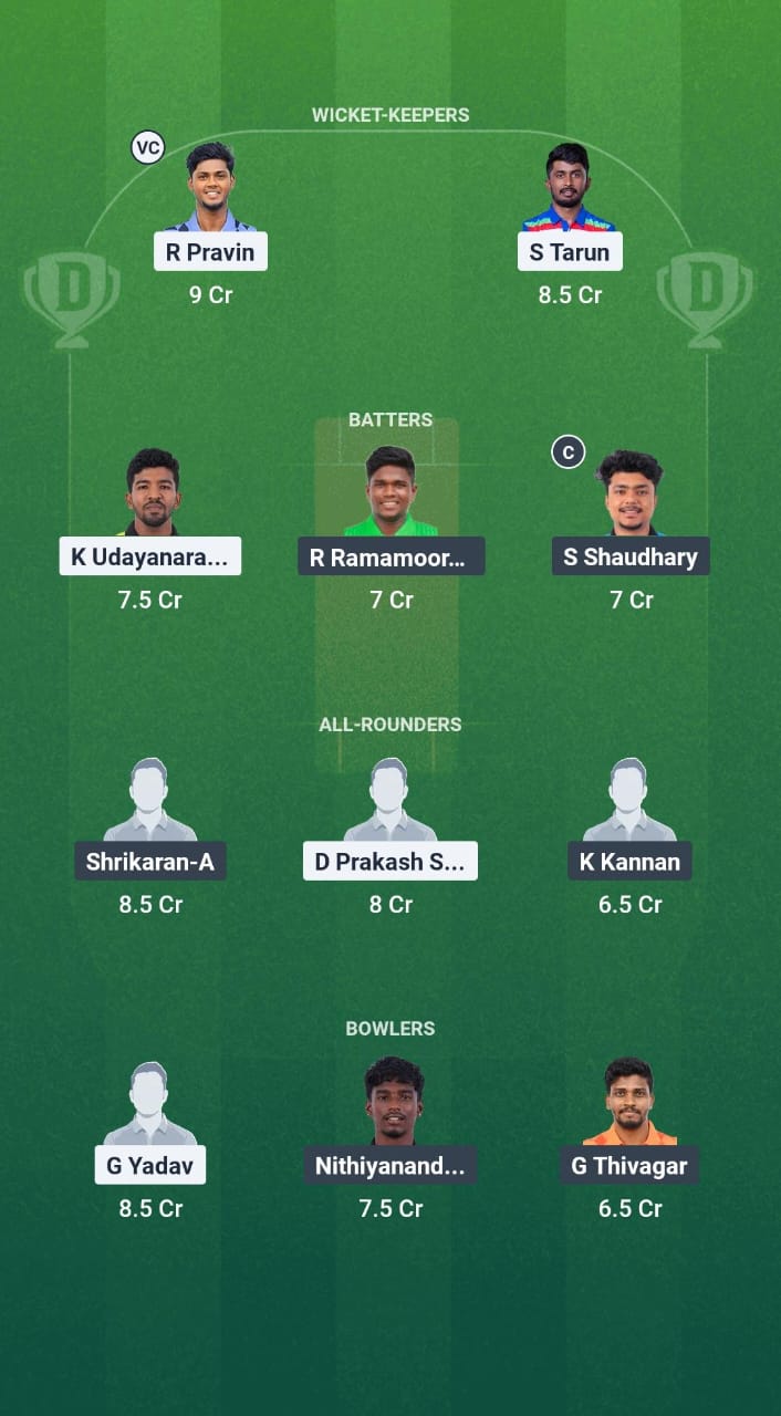 1000723569 YAR vs MMS Dream11 Prediction Fantasy Cricket Tips Dream11 Team Pondicherry T20 League 2025