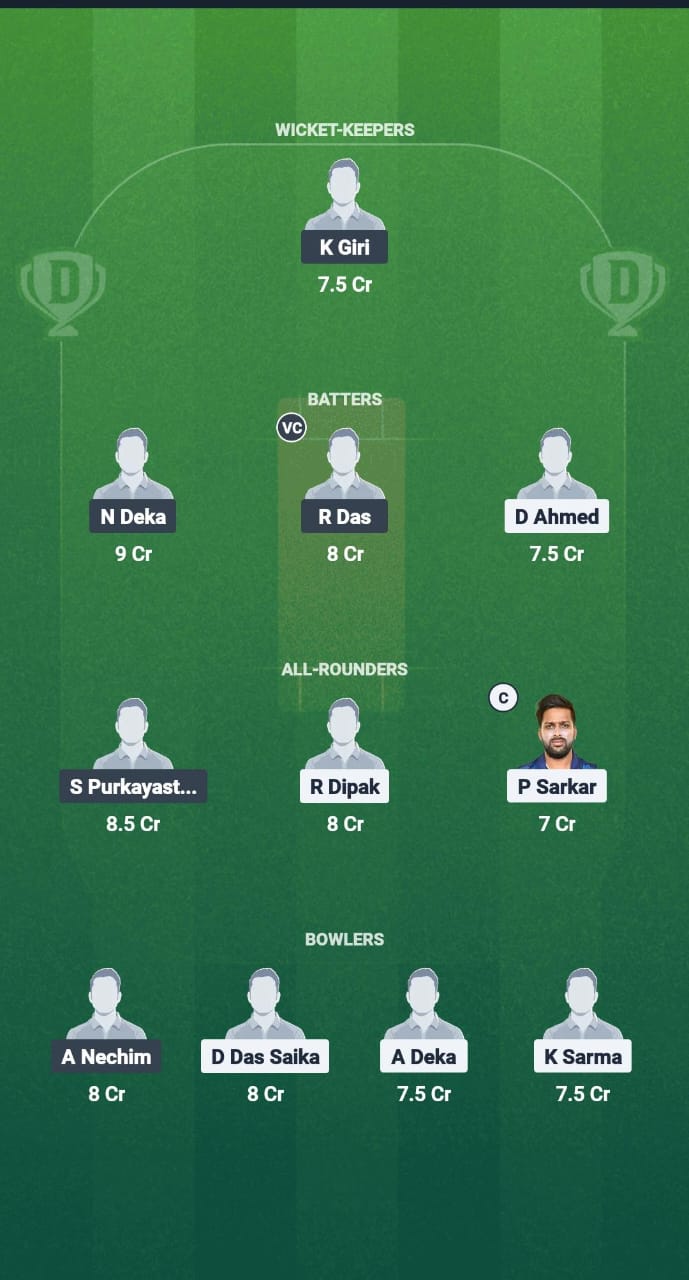 NYC VS BCC Dream11 Prediction Fantasy Cricket Tips on Dream11 Team Assam T20 Summer Challenger Trophy 2025