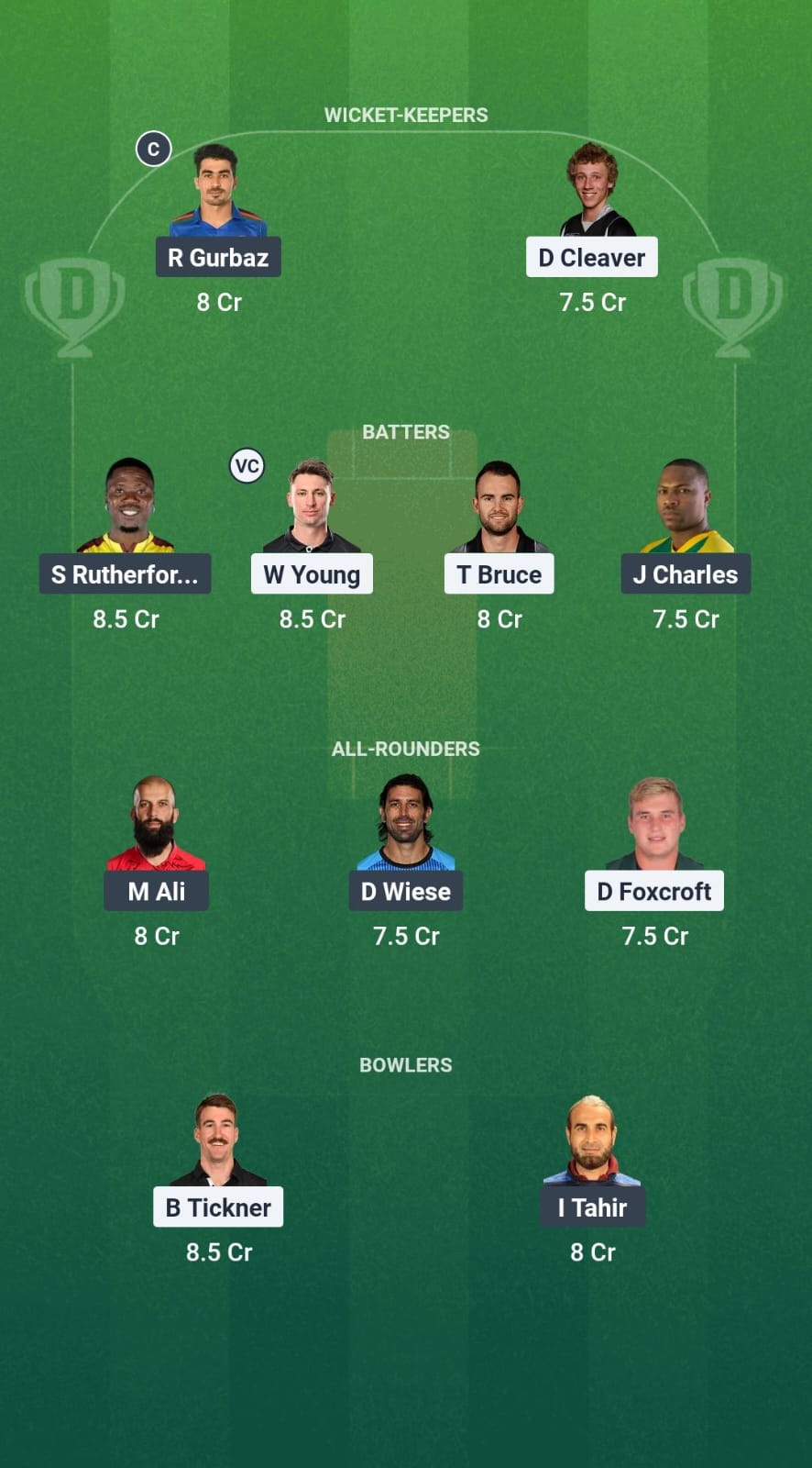1000726861 CS vs GUY Dream11 Prediction Fantasy Cricket Tips Dream11 Team Global Super League T20 2025