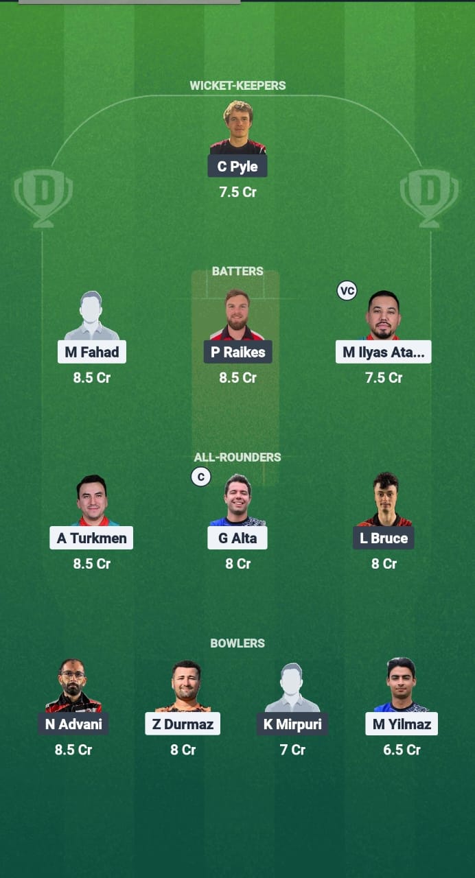 1000727142 TUR vs GIB Dream11 Prediction Fantasy Cricket Tips Dream11 Team ECN T20 Bulgaria 2025