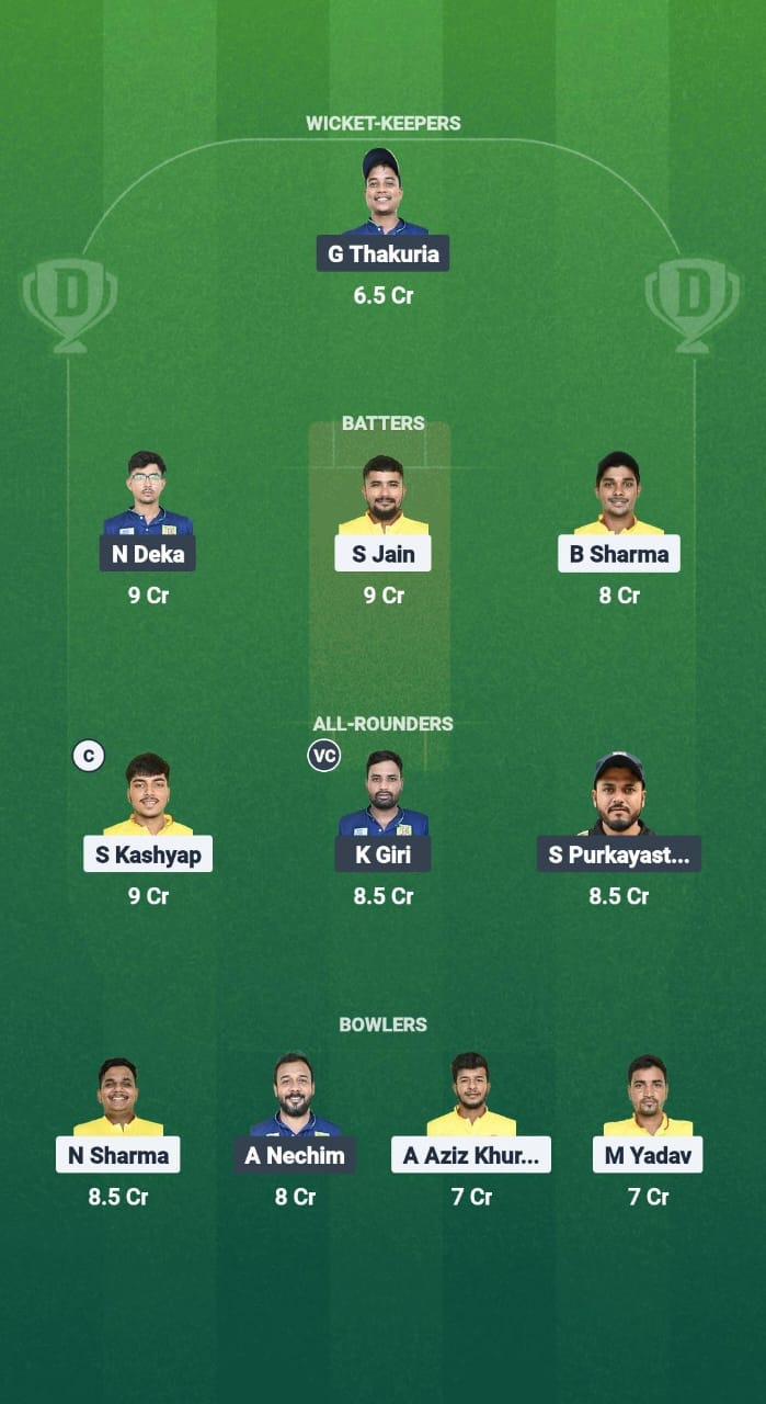 1000728524 GTC vs BCC Dream11 Prediction Fantasy Cricket Tips Dream11 Team Assam T20 Summer Challenger Trophy 2025