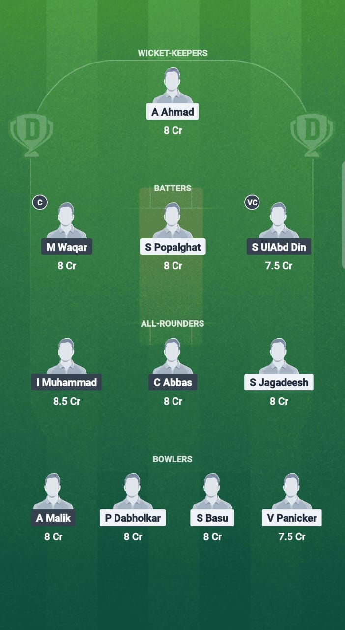 KCC VS LEM DREAM1 Prediction Fantasy Cricket Tips Dream11 Team Ecs T10 Germany 2025