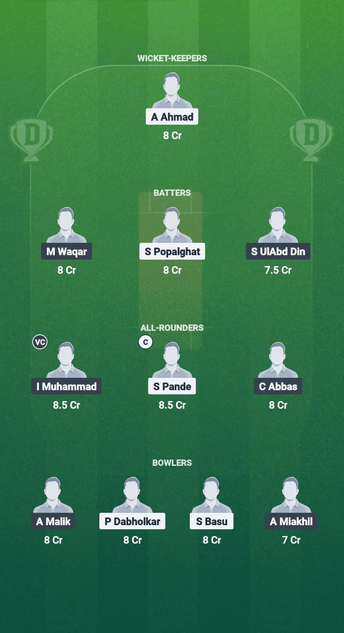 KCC VS LEM DREAM1 Prediction Fantasy Cricket Tips Dream11 Team Ecs T10 Germany 2025
