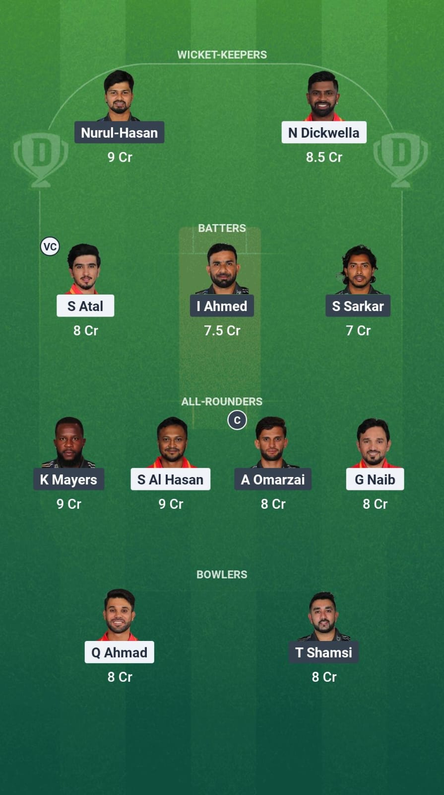 1000729649 DC vs RAN Dream11 Prediction Fantasy Cricket Tips Dream11 Team Global Super League T20 2025