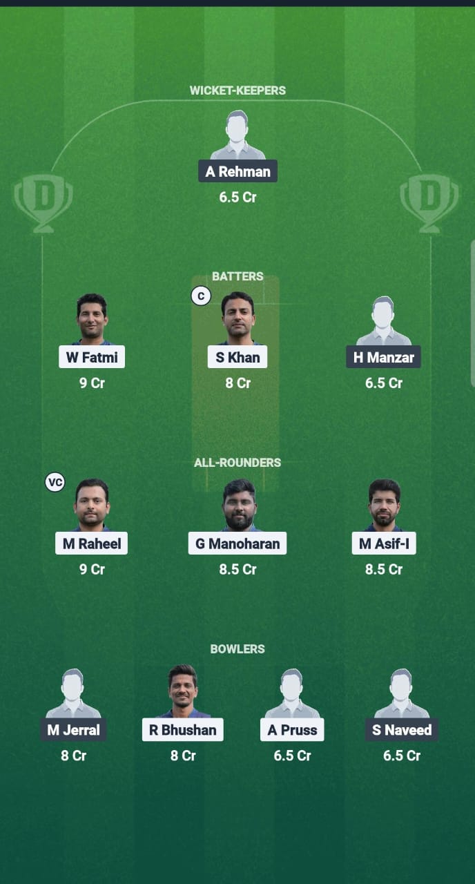 1000729732 VG Vs GCA Dream11 prediction Chikat Tips Dream11 ECS T10 Germany 2025