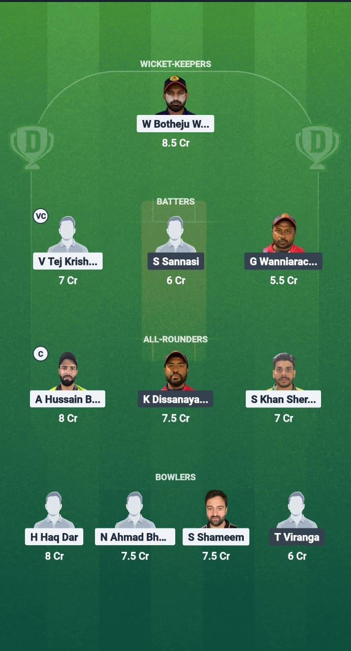 Fek vs sul dreamy forecast fantasy cricket types Dream11 Team Kuwait T20 Summer League 2025