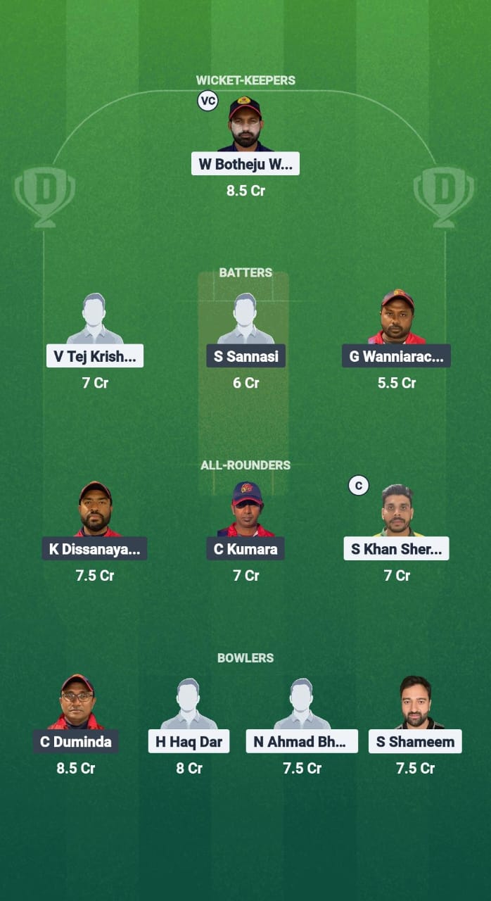 Fek vs sul dreamy forecast fantasy cricket types Dream11 Team Kuwait T20 Summer League 2025