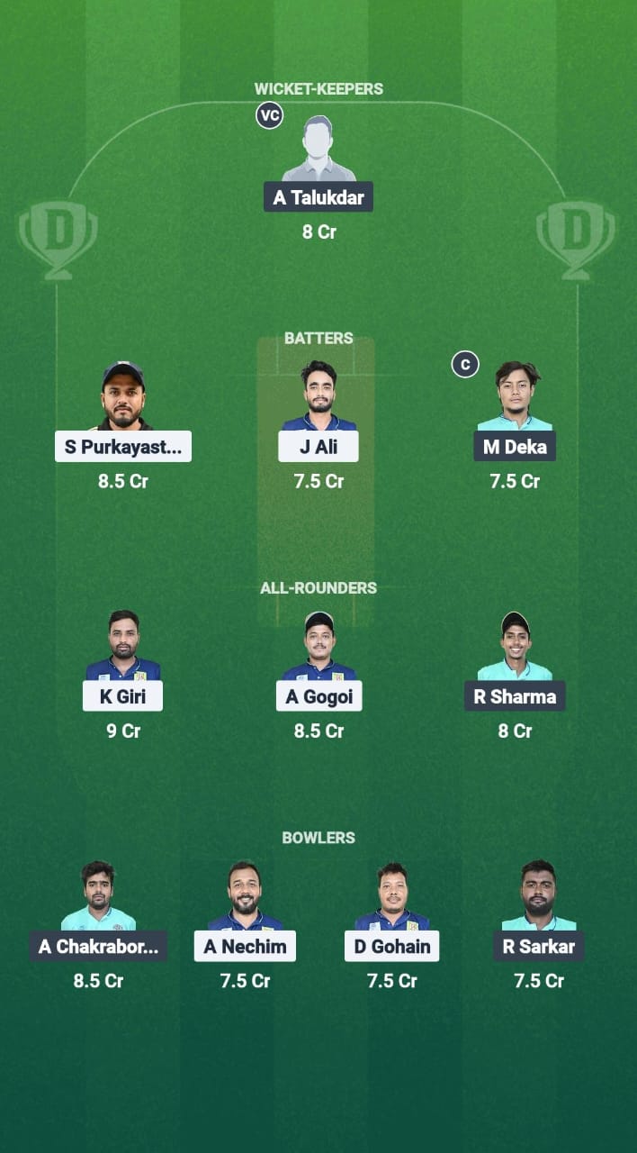 1000730271 BCC vs NVR Dream11 Prediction Fantasy Cricket Tips Dream11 Team Assam T20 Summer Challenger Trophy 2025