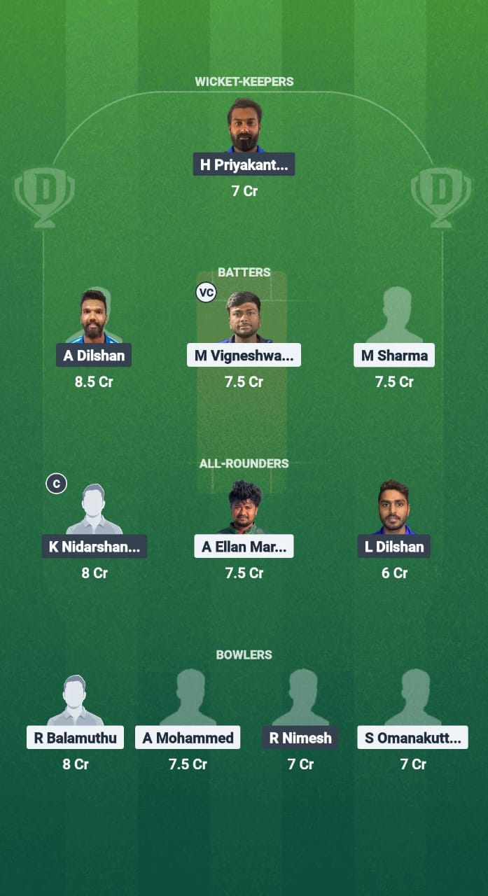 CHK vs CECC Dream11 Prediction Fantasy Cricket Tips Dream11 Team Kuwait T20 Summer League 2025
