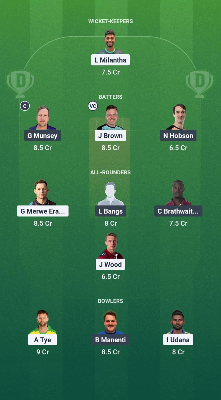 CAT vs BRT Dream11 Prediction Fantasy Cricket Tips Dream11 Team Caribbean Max60 T10 2025