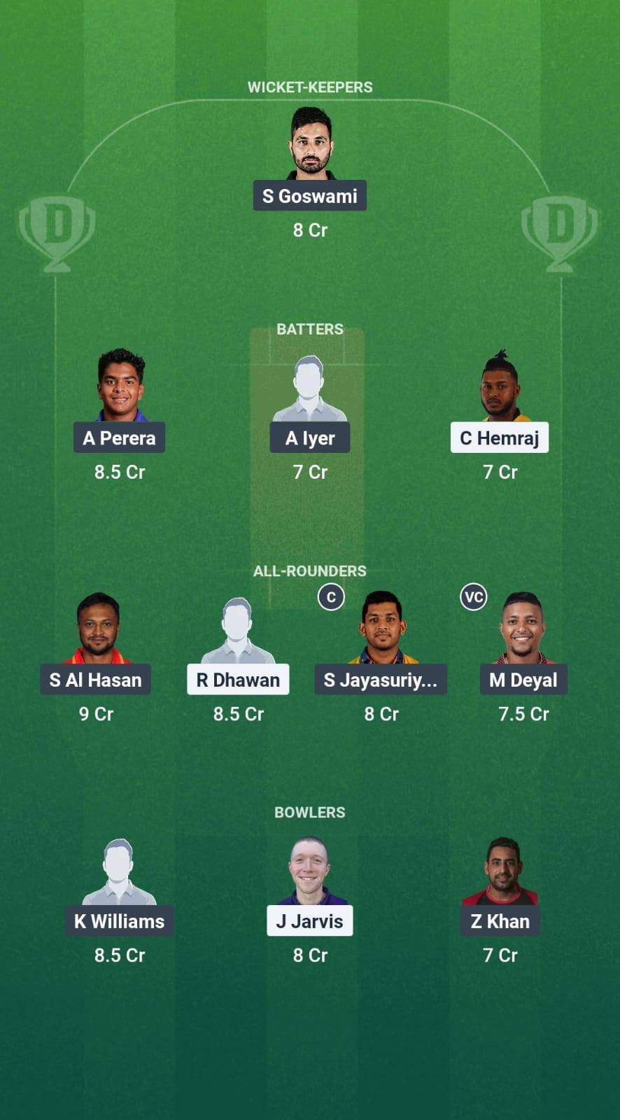 1000732218 GCF vs MIB Dream11 Prediction Fantasy Cricket Tips Dream11 Team Caribbean Max60 T10 2025