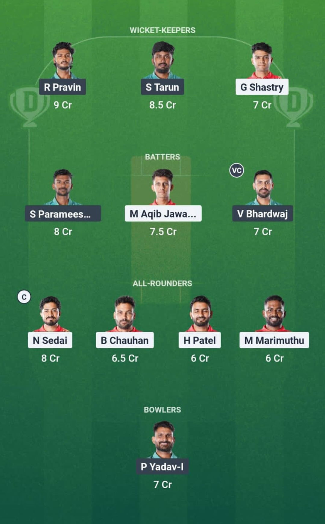 1000732297 YAR vs KAK Dream11 Prediction Fantasy Cricket Tips Dream11 Team Pondicherry T20 League 2025