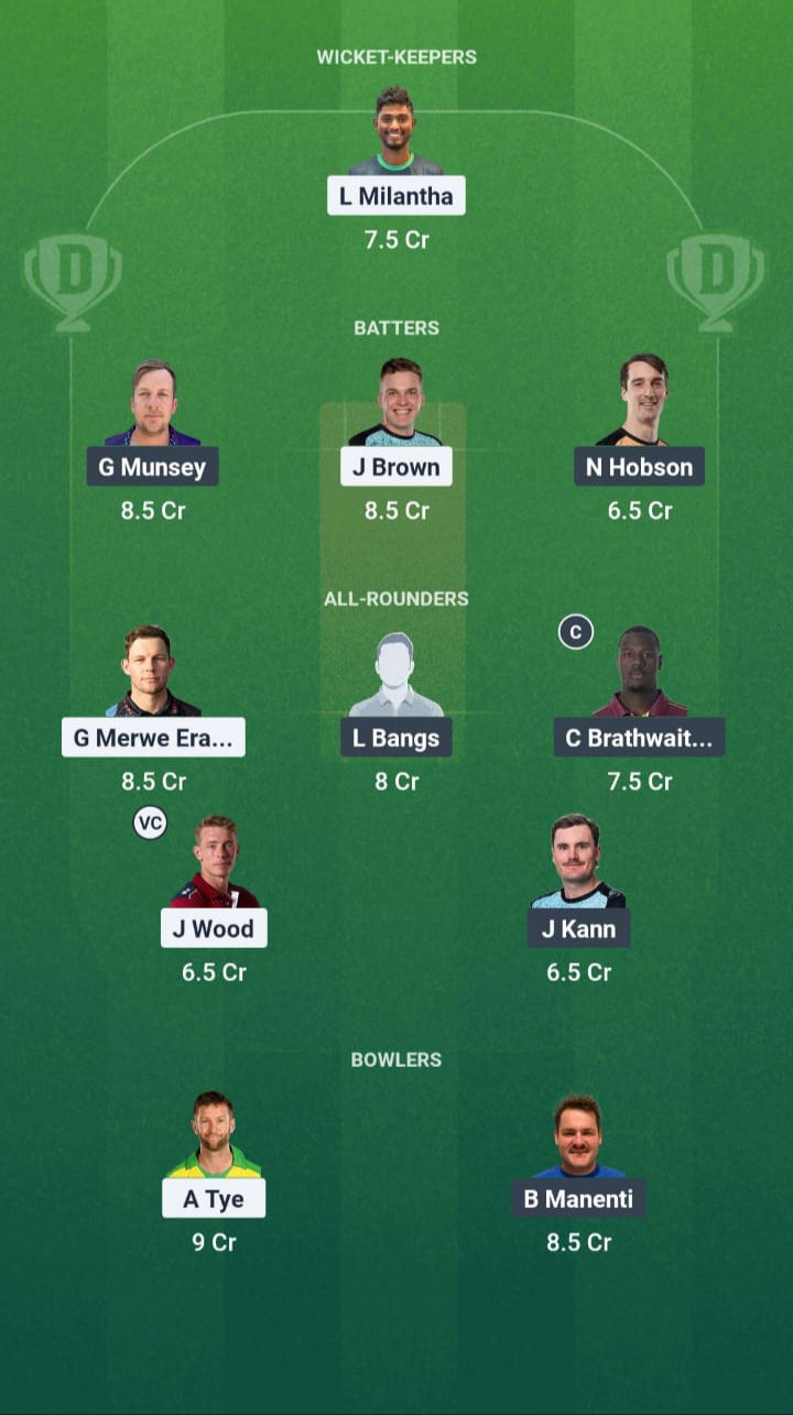 CAT vs BRT Dream11 Prediction Fantasy Cricket Tips Dream11 Team Caribbean Max60 T10 2025
