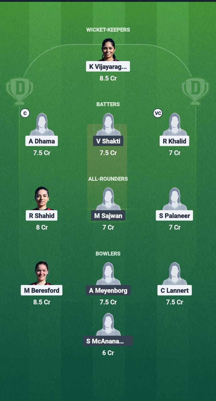BWU-W vs WW-W Dream11 Prediction Fantasy Cricket Tips Dream11 Team ECS-W T10 Germany 2025