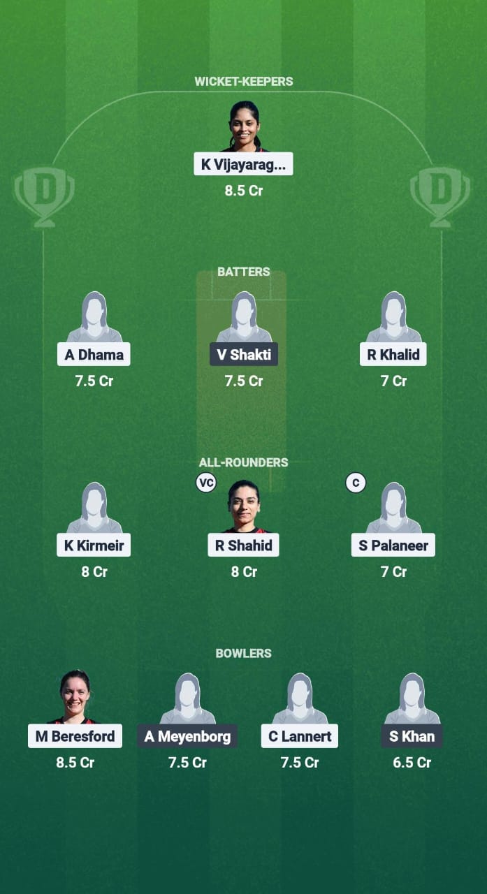 BWU-W vs WW-W Dream11 Prediction Fantasy Cricket Tips Dream11 Team ECS-W T10 Germany 2025