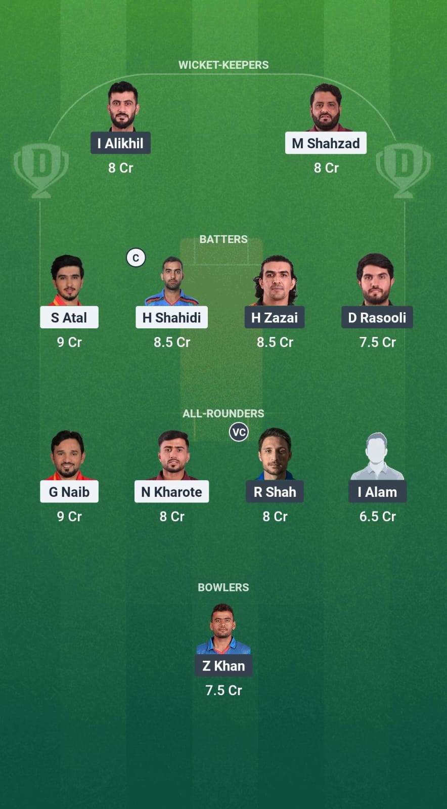 1000734644 BD vs SG Dream11 Prediction Fantasy Cricket Tips Dream11 Team Afghanistan T20 Shpageeza Cricket League 2025