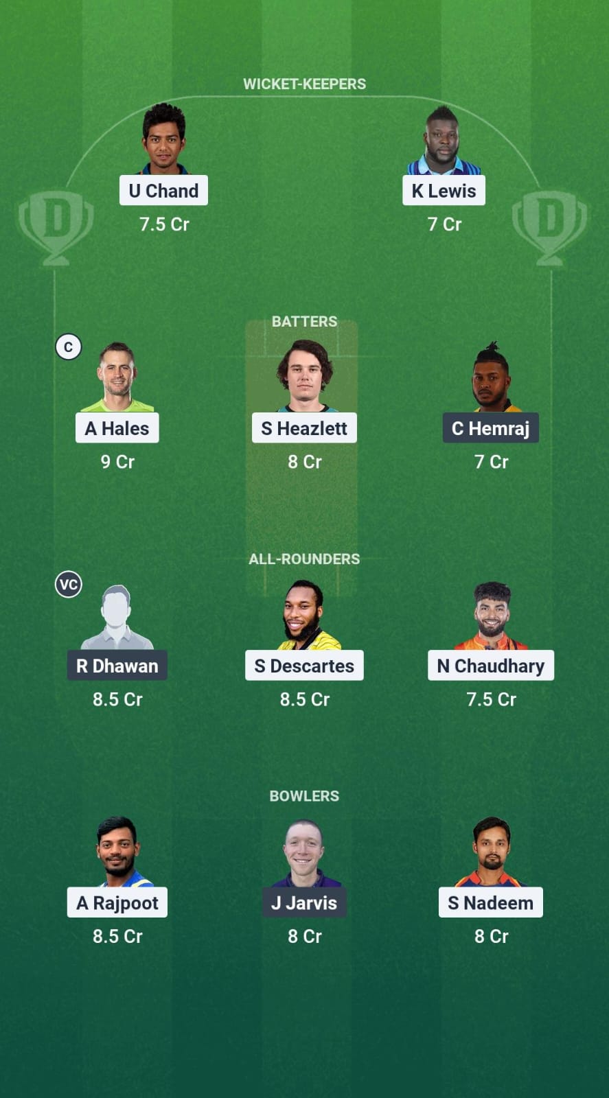 1000735027 VEV vs GCF Dream11 Prediction Fantasy Cricket Tips Dream11 Team Caribbean Max60 T10 2025