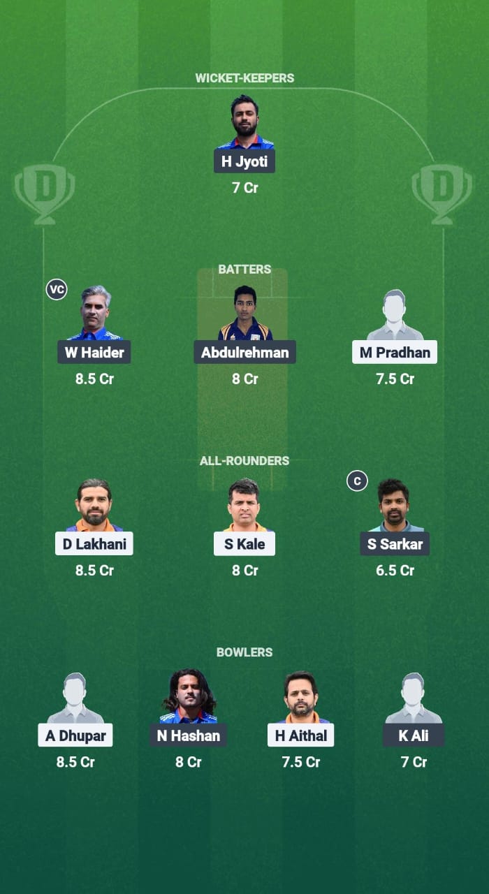 RPHX vs MAR Dream11 Prediction Fantasy Cricket Tips Dream11 Team ECS T10 Stockholm 2025
