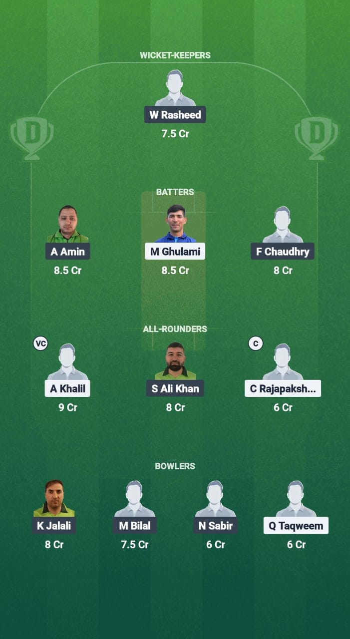 ALZ vs JCC Dream11 Prediction Fantasy Cricket Tips Dream11 Team ECS T10 Stockholm 2025 