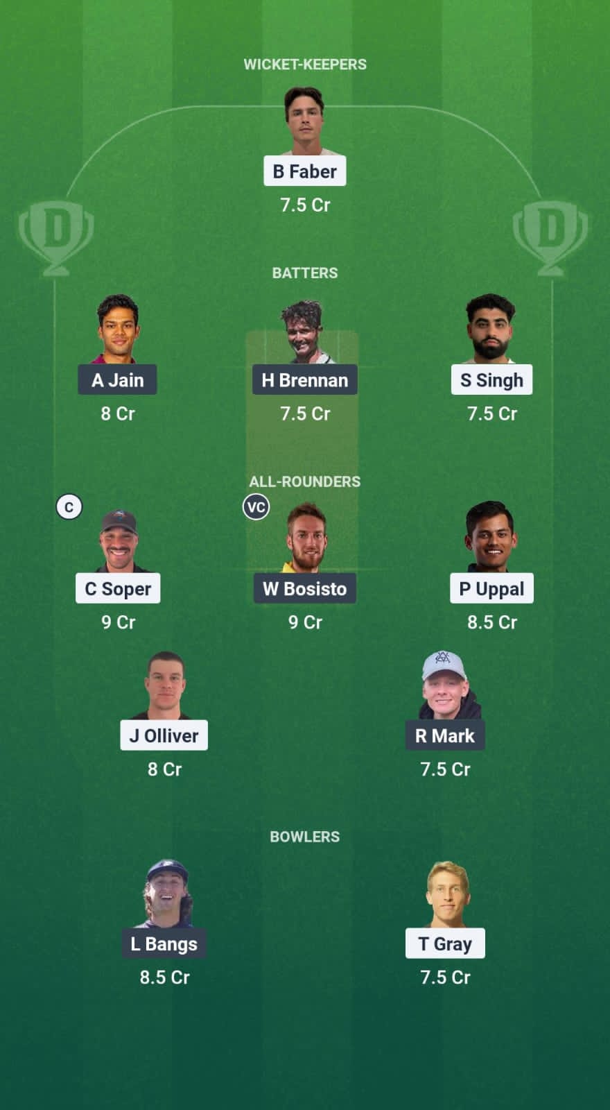 1000744743 MAR vs RCS Dream11 Prediction Fantasy Cricket Tips Dream11 Team Mackay T20 2025