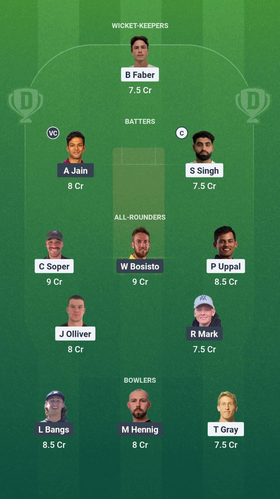1000744746 MAR vs RCS Dream11 Prediction Fantasy Cricket Tips Dream11 Team Mackay T20 2025