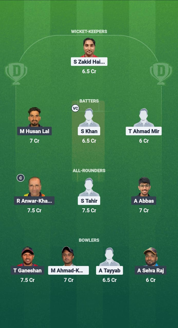 BCC vs BNC Dream11 Prediction Fantasy Cricket Tips Dream11 Team Kuwait T10 Challengers League 2025