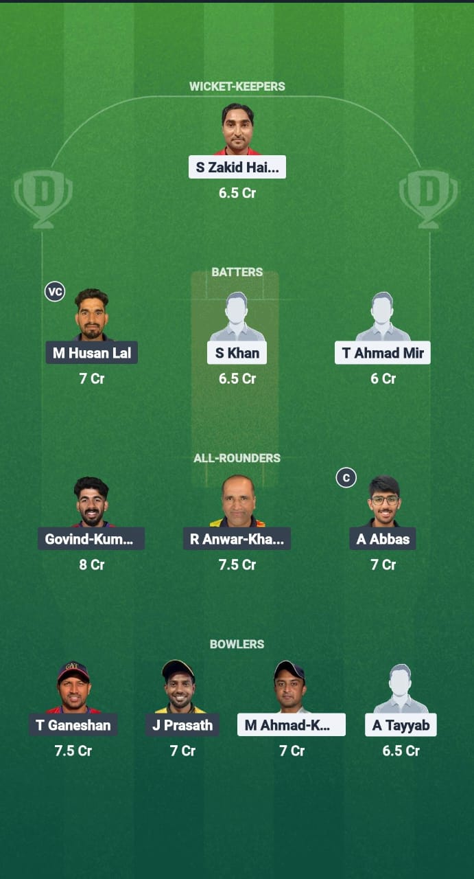 BCC vs BNC Dream11 Prediction Fantasy Cricket Tips Dream11 Team Kuwait T10 Challengers League 2025