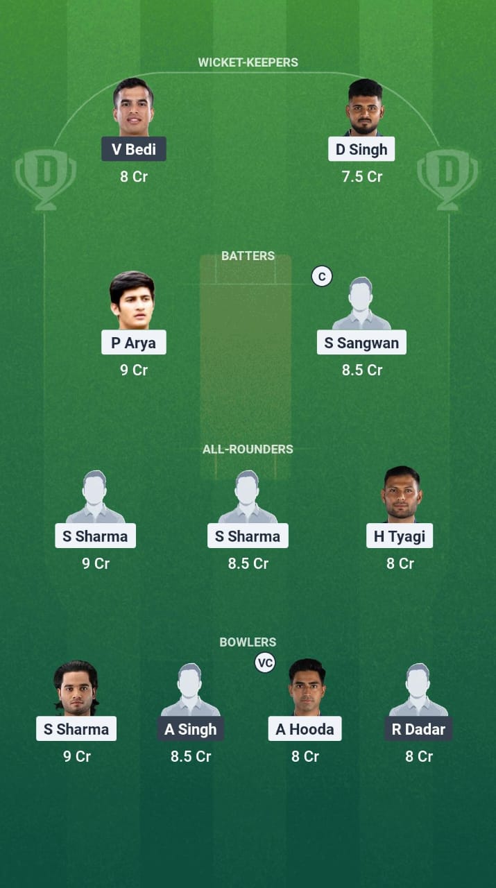 ODW vs PD Dream11 Prediction Fantasy Cricket Tips Dream11 Team Delhi T20 Premier League 2025